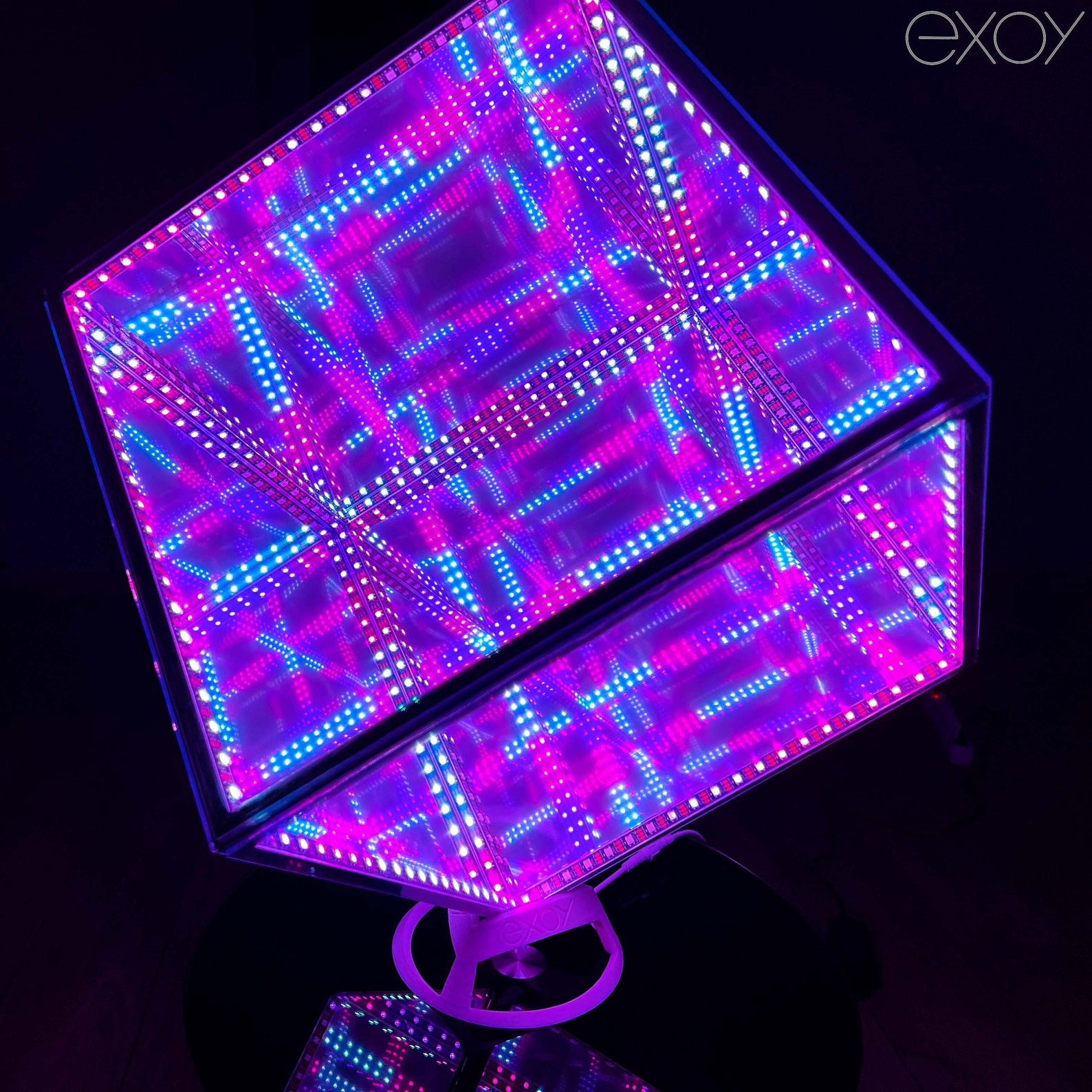 Infinity Led Hypercube With Music Sync, Tesseract Cube By Exoy
