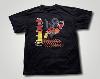 Chicago Bull clocaction brodé Bricolage T-Shirt Homme Logo à Manches Courtes