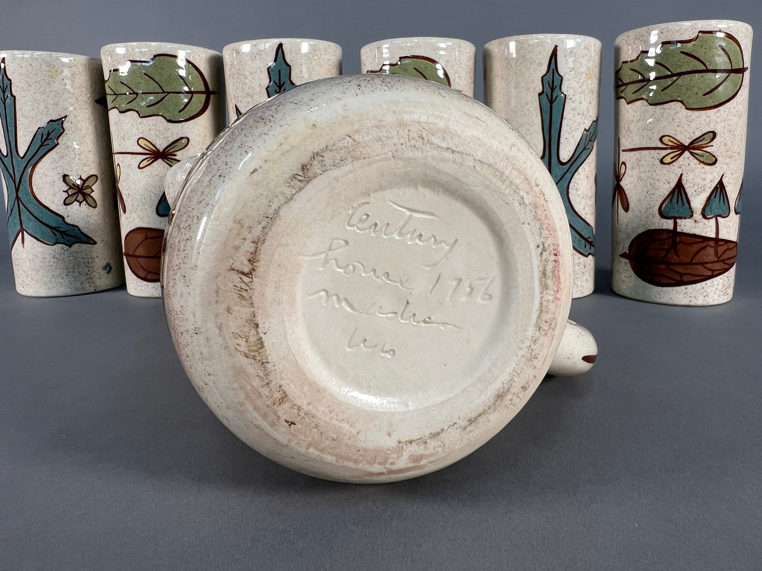 Vintage 1956 CENTURY HOUSE Pottery Madison Wisconsin MCM Etsy