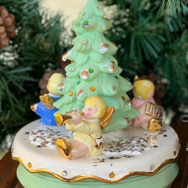 Musical Rotating Christmas Tree Etsy