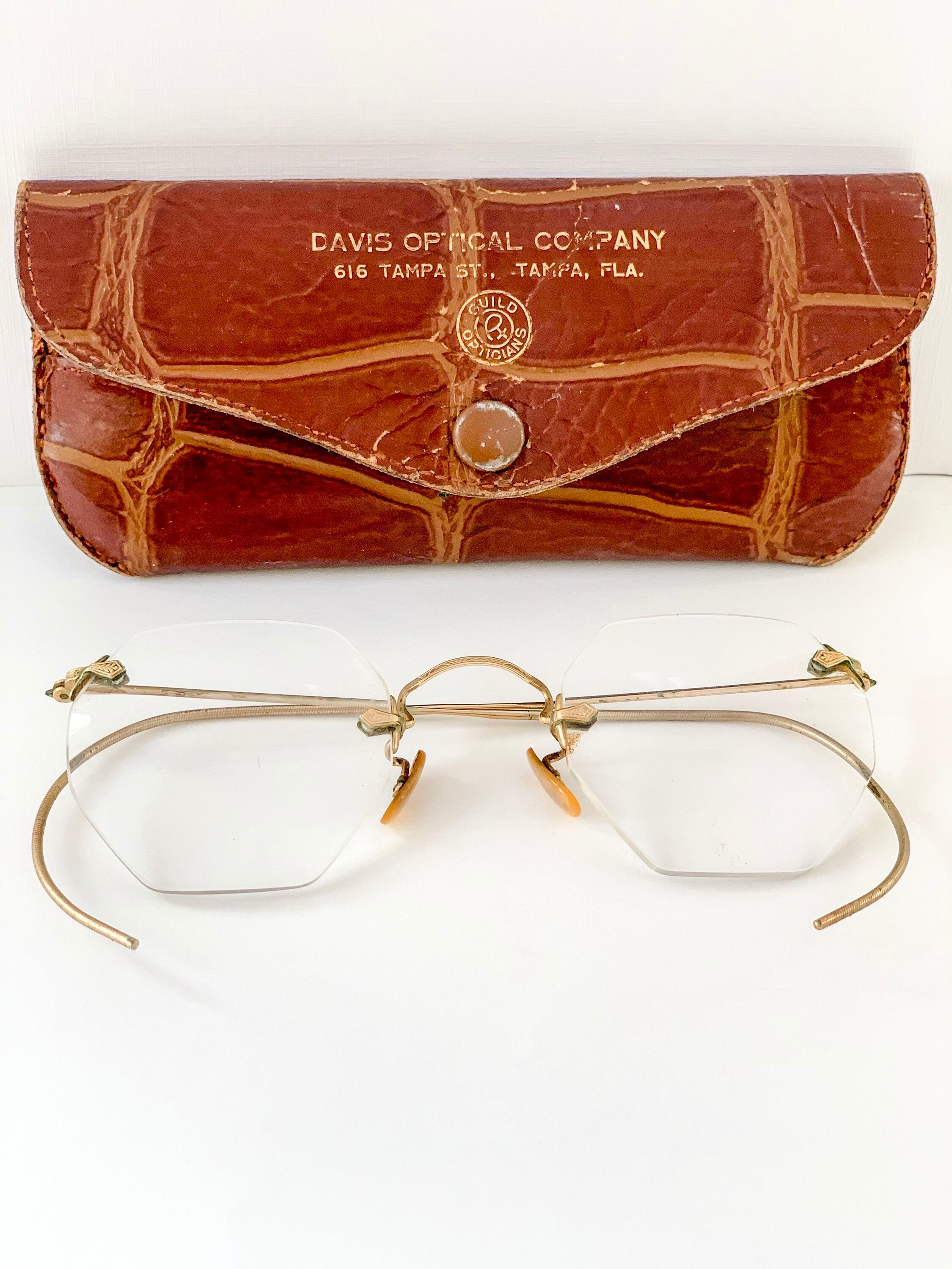 Vintage Bausch Lomb Octagon Glasses - Etsy