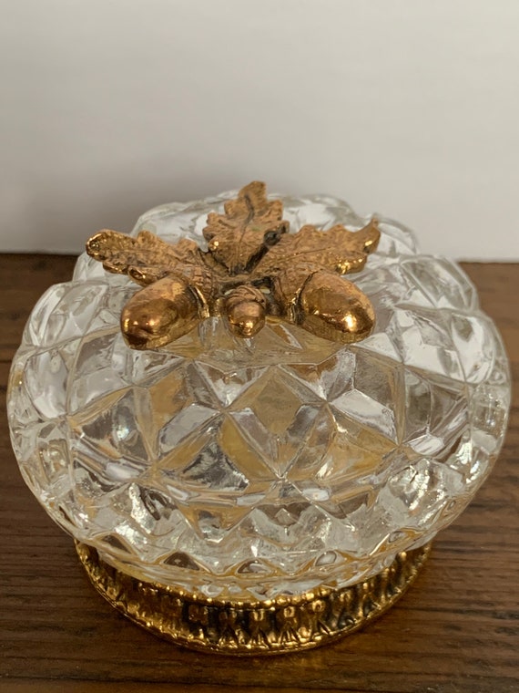 Vintage Stylebuilt Glass Trinket Dish - image 1