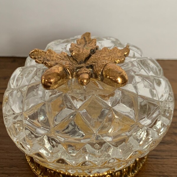 Vintage Stylebuilt Glass Trinket Dish