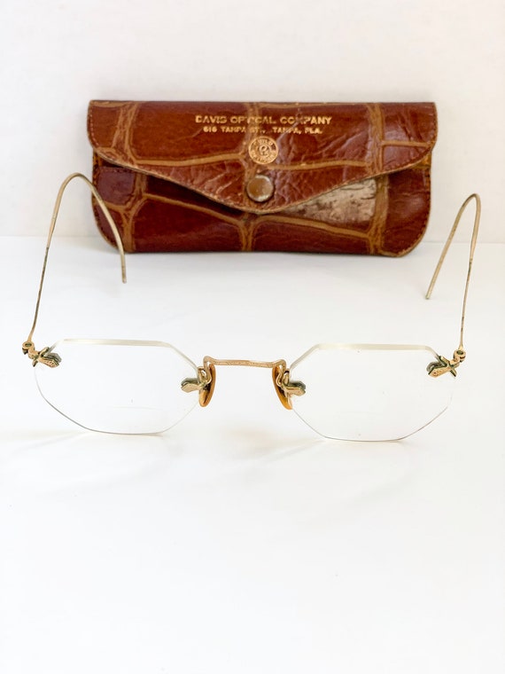 Vintage Bausch Lomb Octagon Glasses - image 4