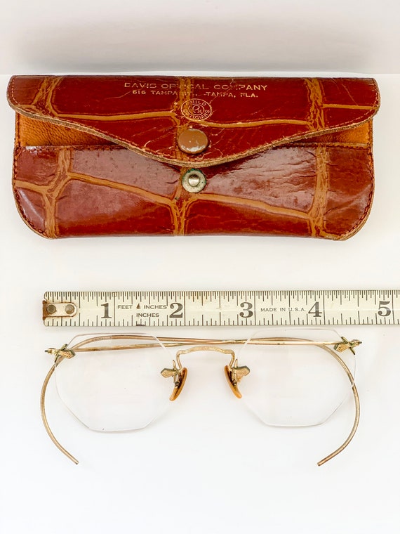 Vintage Bausch Lomb Octagon Glasses - image 2