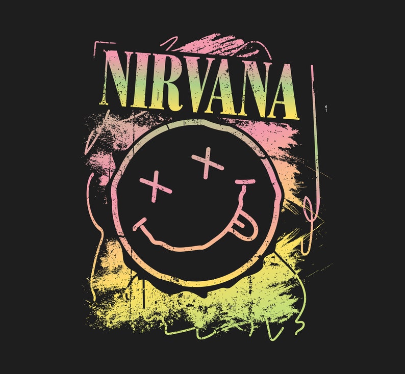 Nirvana Smiley Face SVG
