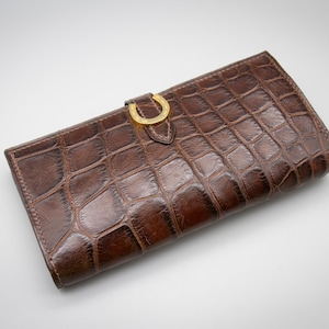 Cartera de mano de lujo para mujer, elegante cartera larga, cartera de diseñador personalizada, cartera de cuero con monograma, regalo para mujer