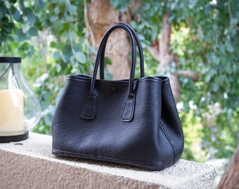 Togo Lederhandtasche: Luxuriöse, handgefertigte Tragetasche