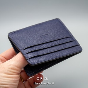 Tarjetero de cuero, billetera delgada, tarjetero, tarjetero EDC, tarjetero, tarjetero EDC, tarjetero para hombre, tarjetero para mujer