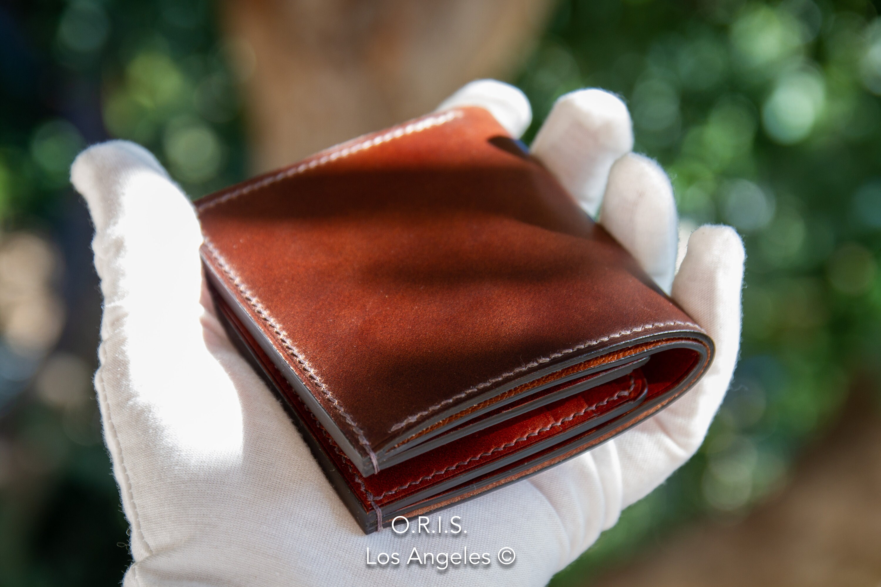 Shell Cordovan Leather Short Bifold Wallet for Men - Etsy Shell Cordovan Leather Short Bifold Wallet for Men - Etsy