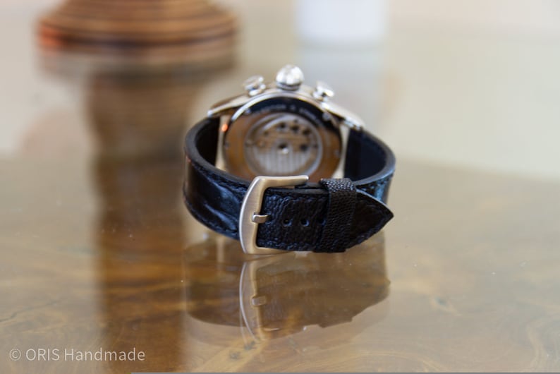 Ostrich Watch Strap, Custom Watch Strap, Luxury Leather Watch Strap