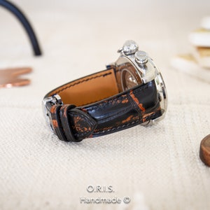 Luxury Watch Strap, Custom Watch Strap, Premium Leather Watch Band Panerai Strap Rolex Strap Omega Strap Breitling Strap Tudor Strap