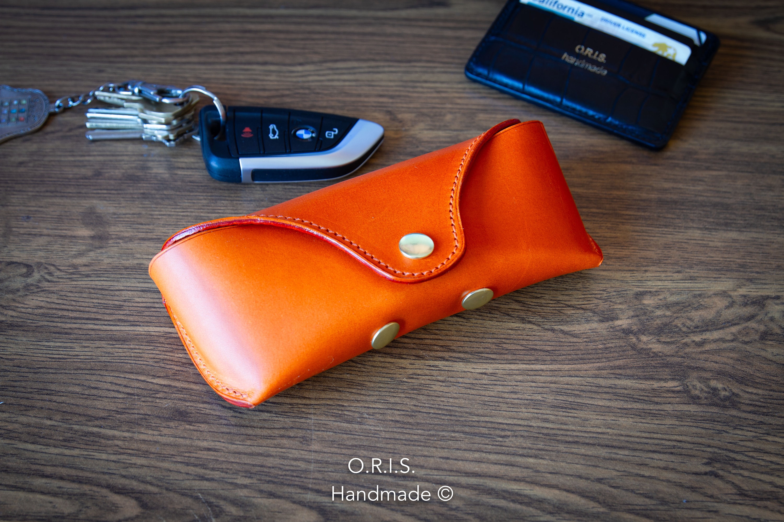Eyeglass Case in Luxury Italian Leather, Free Personalization, Glasses Case Leather, Sunglasses Case Leather, Gift for Her, Girlfriend, Mom