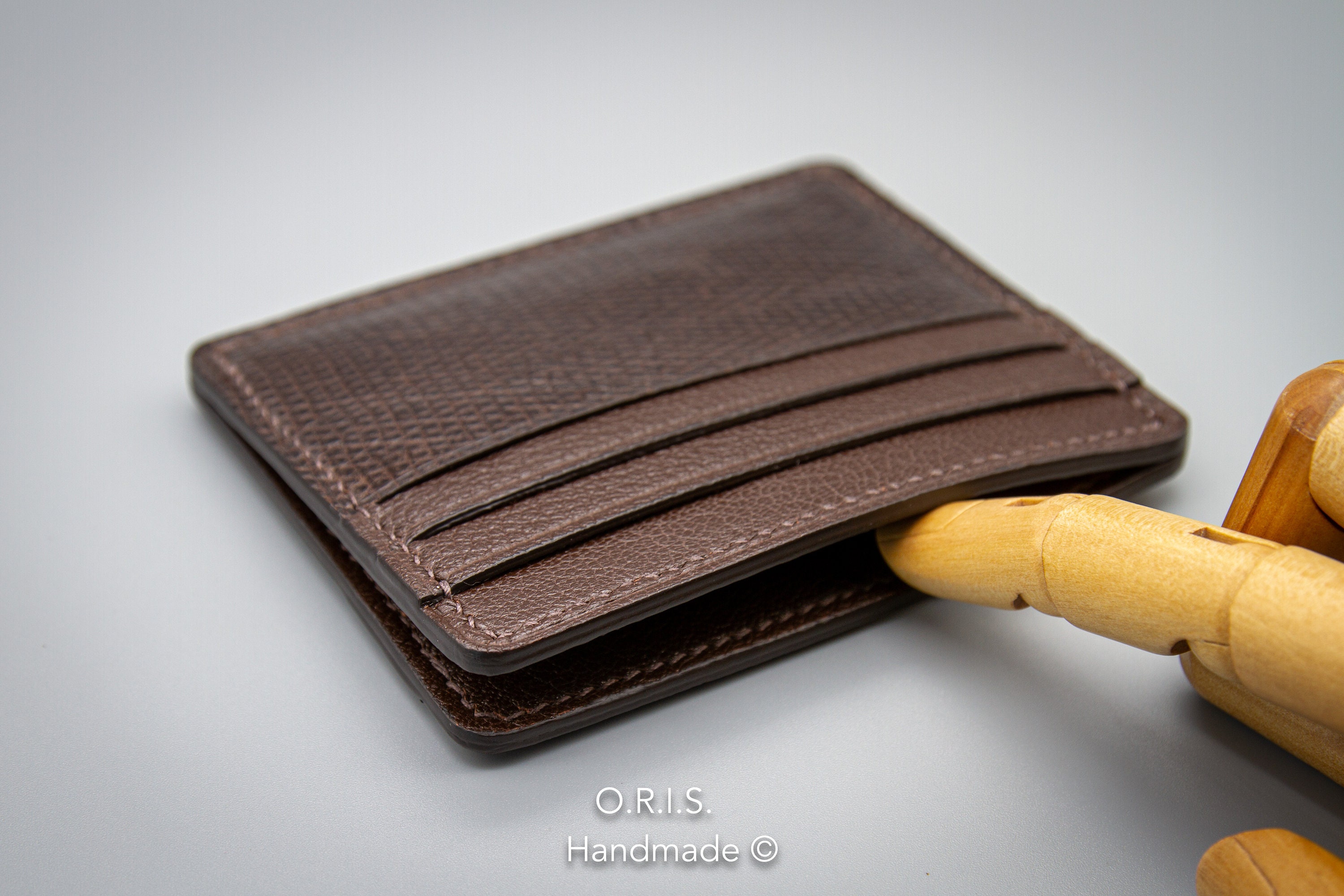 Slender Wallet Epi Leather - Men - Personalization