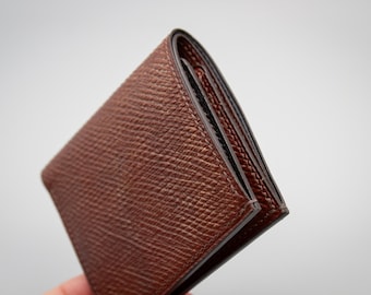 Billetera de cuero personalizada, billetera para hombre, billetera plegable, billetera personalizada, billetera personalizada, regalo de cumpleaños para hombres, regalo de aniversario para esposo