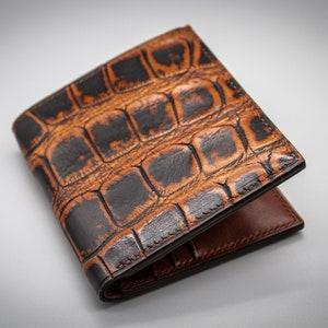 Cartera de cuero de lujo de edición limitada, cartera para hombre, cartera personalizada para hombres, cartera hecha a mano, cartera personalizada, regalo para marido, novio