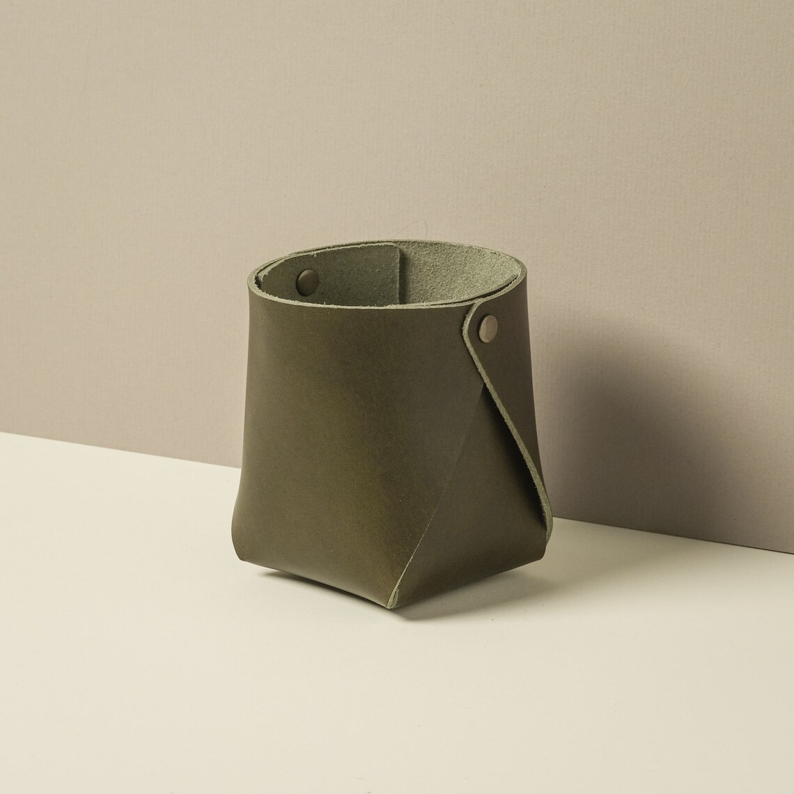 Pen Holder Leather Stationery Desk Organizer Home & Office Etsy