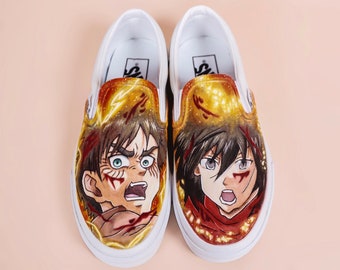 tênis vans personalizados de anime/desenho animado