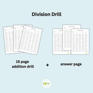 Math Worksheets,
Times Tables,
Math Drills,
Grade 3 Maths,
Grade 2 Maths,
Division,
Printable Worksheets,
Multiplication,
Division Math Facts,
Division for Kids,
Printable Division,
Math for 3rd Graders,
Math Drill Worksheet, 15 Printable Division Worksheets - Division Drills with Answer Page, Printable Math Worksheets, Third Grade Maths, Grade 3 Maths, division drill worksheets, homeschool math practice, division facts, printable learning resources, division practice sheets