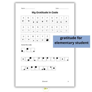 Gratitude Code Worksheet | Secret Code Activity for Kids, Classroom Printable, Thanksgiving
gratitude challenge, gratitude list, sunday school game, printable game, family game, holiday game, icebreaker game, party games, office games, therapy tools, geometry worksheets, shape worksheets, maths worksheets, area and perimeter, printable math, 4th grade math, 5th grade math, homeschool print, classroom activity, math activities, geometry for kids, perimeter worksheet, area worksheet, math