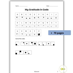 Gratitude Code Worksheet | Secret Code Activity for Kids, Classroom Printable, Thanksgiving
gratitude challenge, gratitude list, sunday school game, printable game, family game, holiday game, icebreaker game, party games, office games, therapy tools, geometry worksheets, shape worksheets, maths worksheets, area and perimeter, printable math, 4th grade math, 5th grade math, homeschool print, classroom activity, math activities, geometry for kids, perimeter worksheet, area worksheet, 6th grade