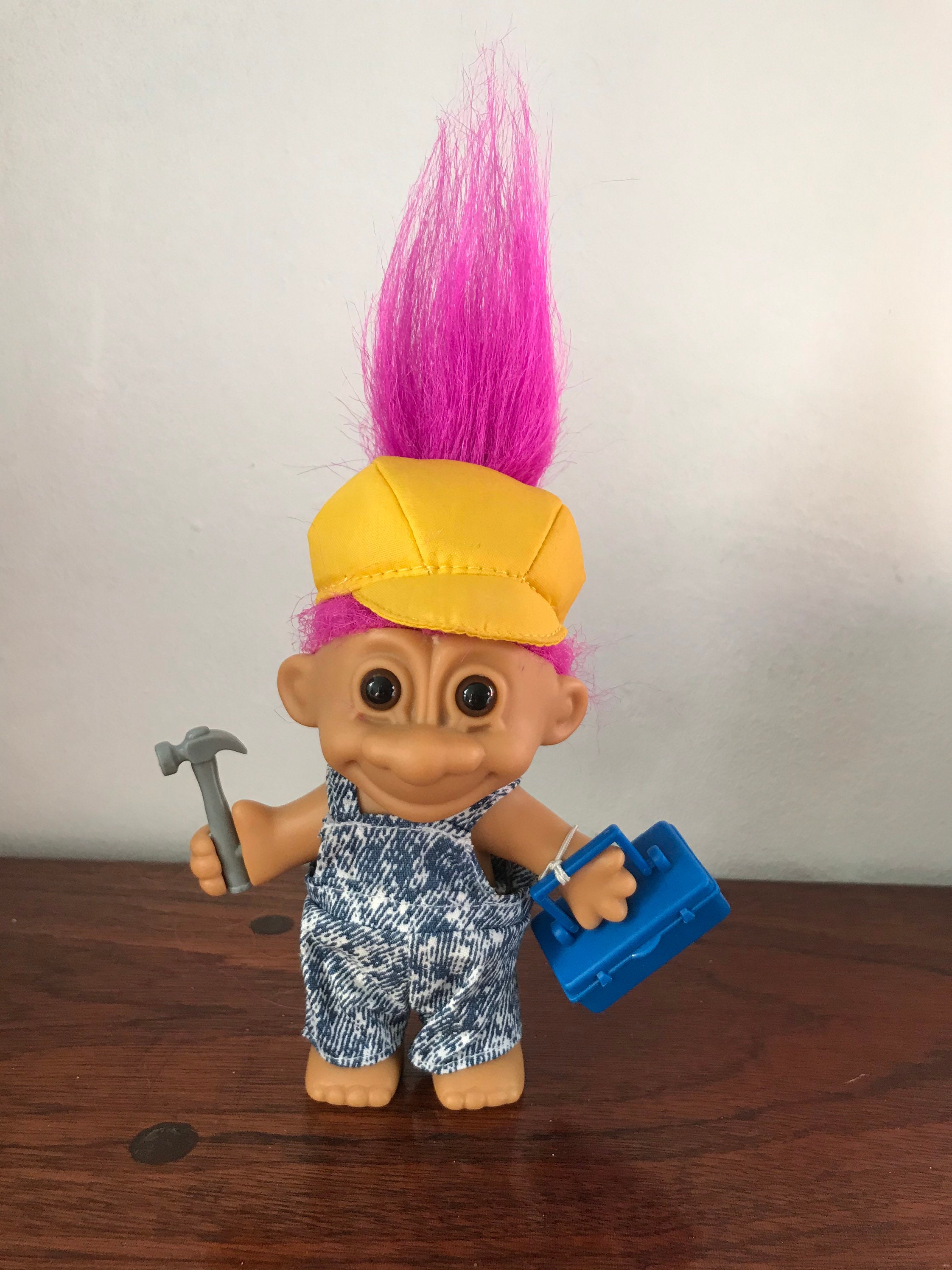 Handyman troll with Hammer and Toolbox by Russ Etsy