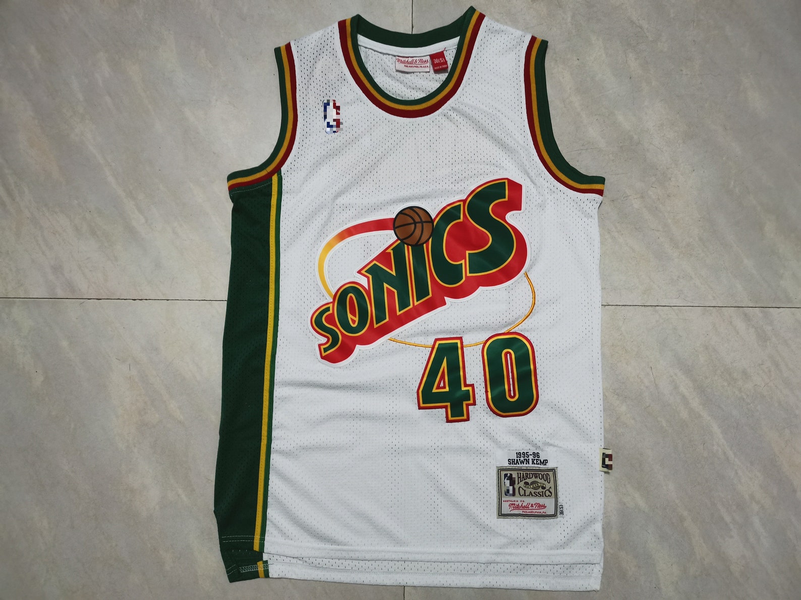 Seattle SuperSonics Shawn Kemp 40 Vintage Jersey Throwback Etsy