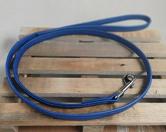 Leash in soft leather, 125 cm