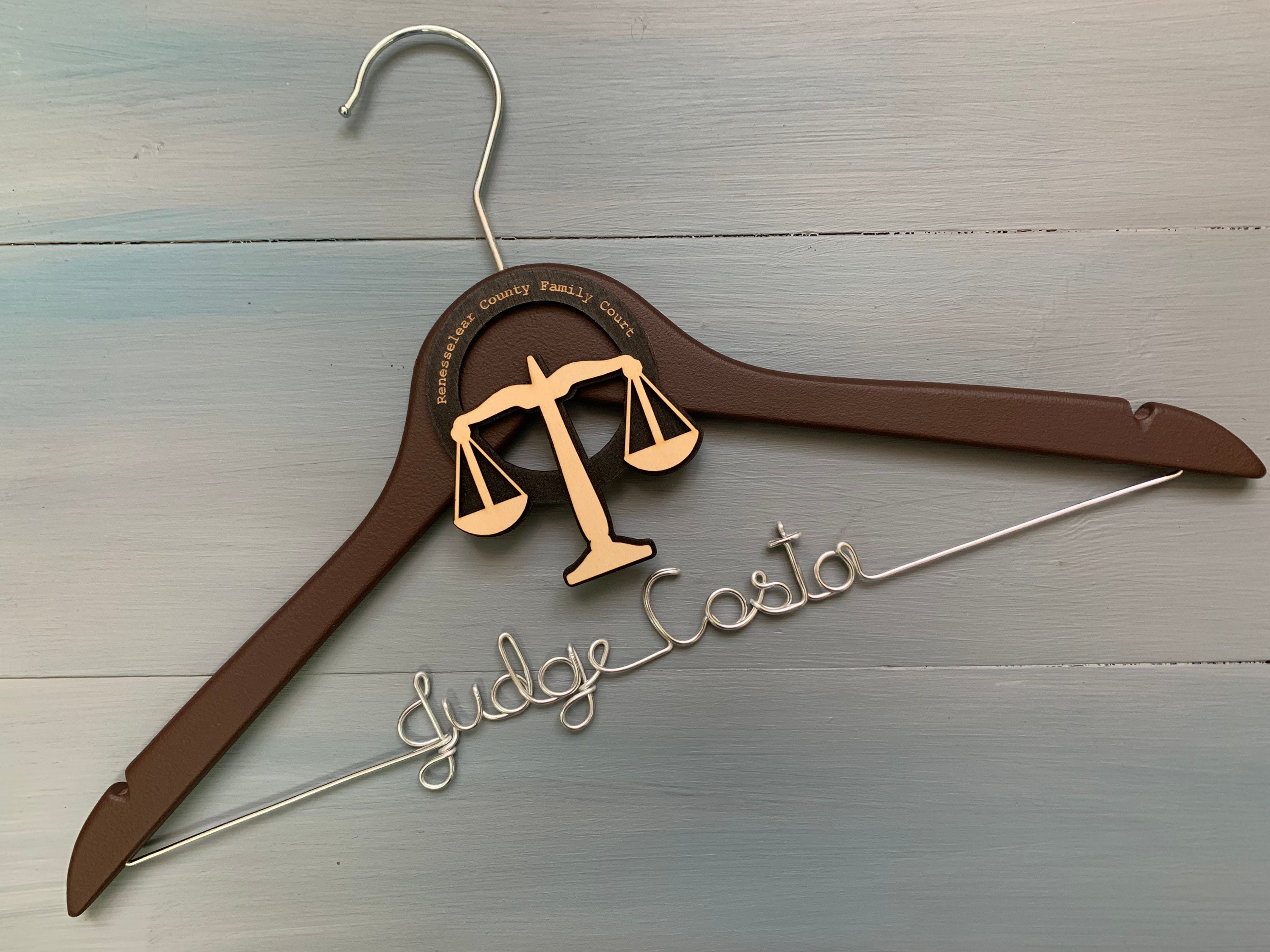 Personalized Hanger for Judge Gift for Judge Custom Hanger | Etsy