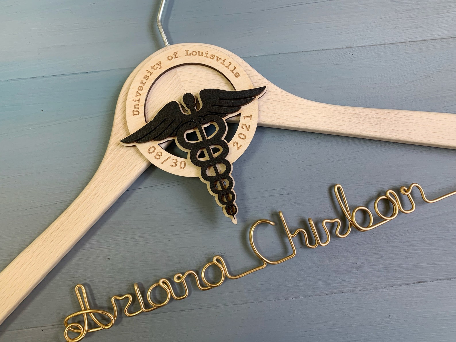 White Coat Hanger Medical Student Gift Gift for New Doctor Etsy