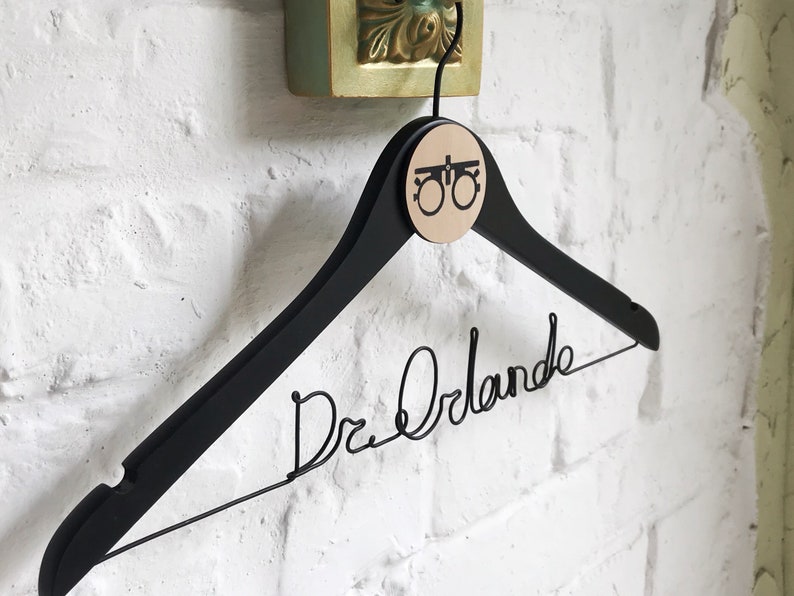 Doctor Coat Hanger Gift for Optometry Gift Idea for an Etsy