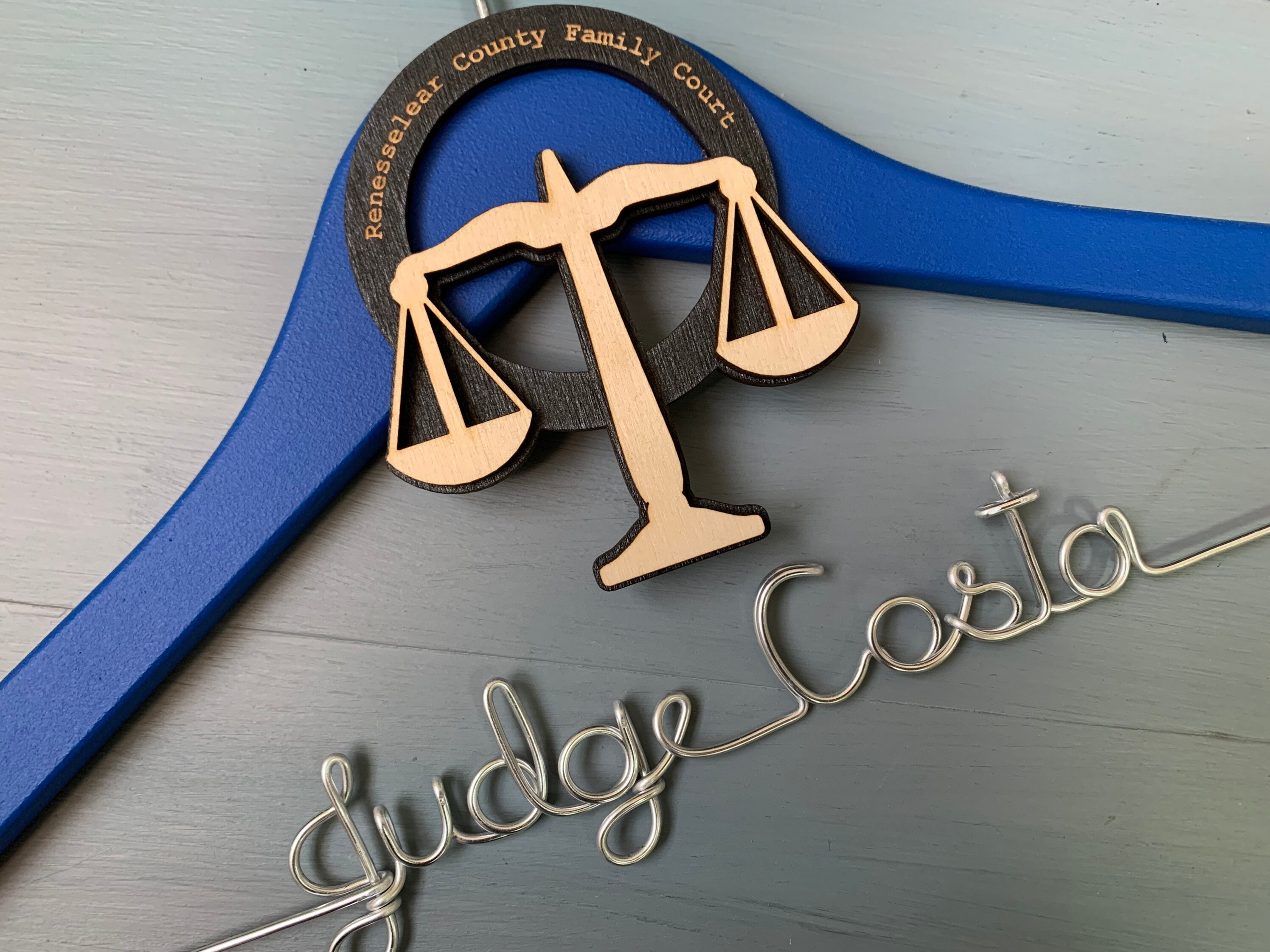 Personalized Hanger for Judge Gift for Judge Custom Hanger Etsy