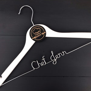 Chef Gift, Culinary Gifts, Personalized Chef Coat Hanger, Culinary Graduation Gift, Unique Gift for Chef, Foodie Gift, Cooking Gifts