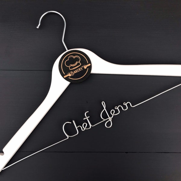 Chef Gift, Culinary Gifts, Personalized Chef Coat Hanger, Culinary Graduation Gift, Unique Gift for Chef, Foodie Gift, Cooking Gifts