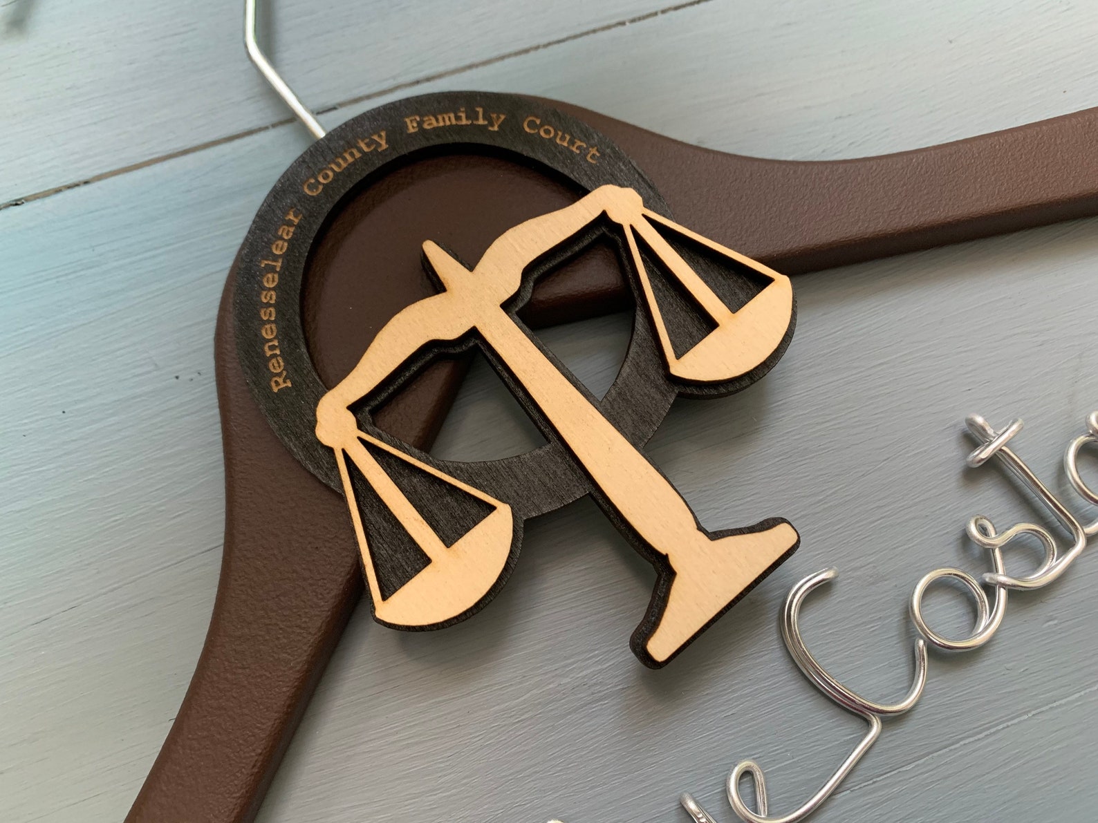Personalized Hanger for Judge Gift for Judge Custom Hanger | Etsy