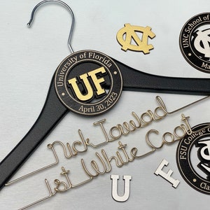 Medical Student Gift for New Doctor Coat Hanger Gift, 2 Line Medical School Graduation Gifts, 1st White Coat Hanger, First White Coat Gift