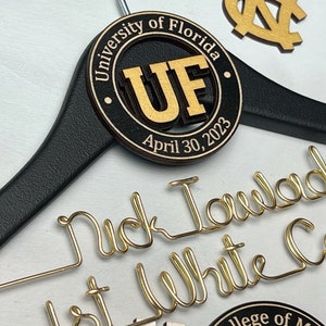 Personalized Gift for New Doctor Coat Hanger Gift, 2 Line Medical School Graduation Gifts, 1st White Coat Hanger, First White Coat Gift