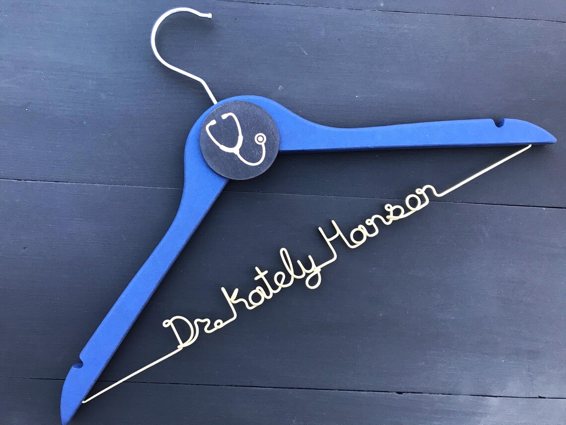 Doctor Coat Hanger Caduceus Decal Hanger Medical Gifts for Etsy