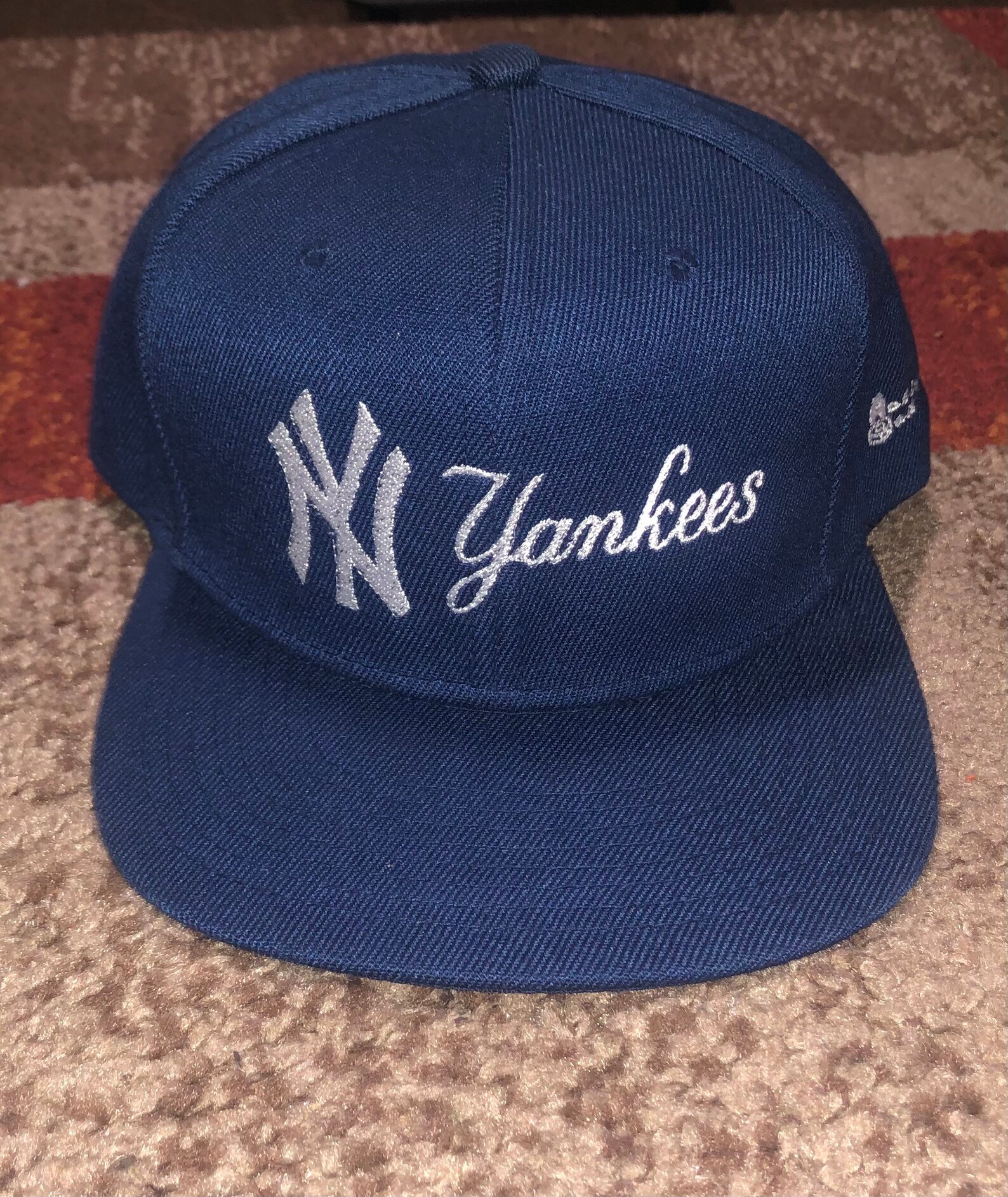 New York Yankees baseball hat blue white red Major League | Etsy