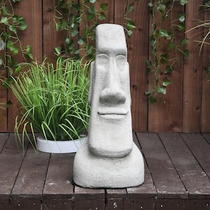 Discount Garden Statues Medium sized Easter Island Moai Head