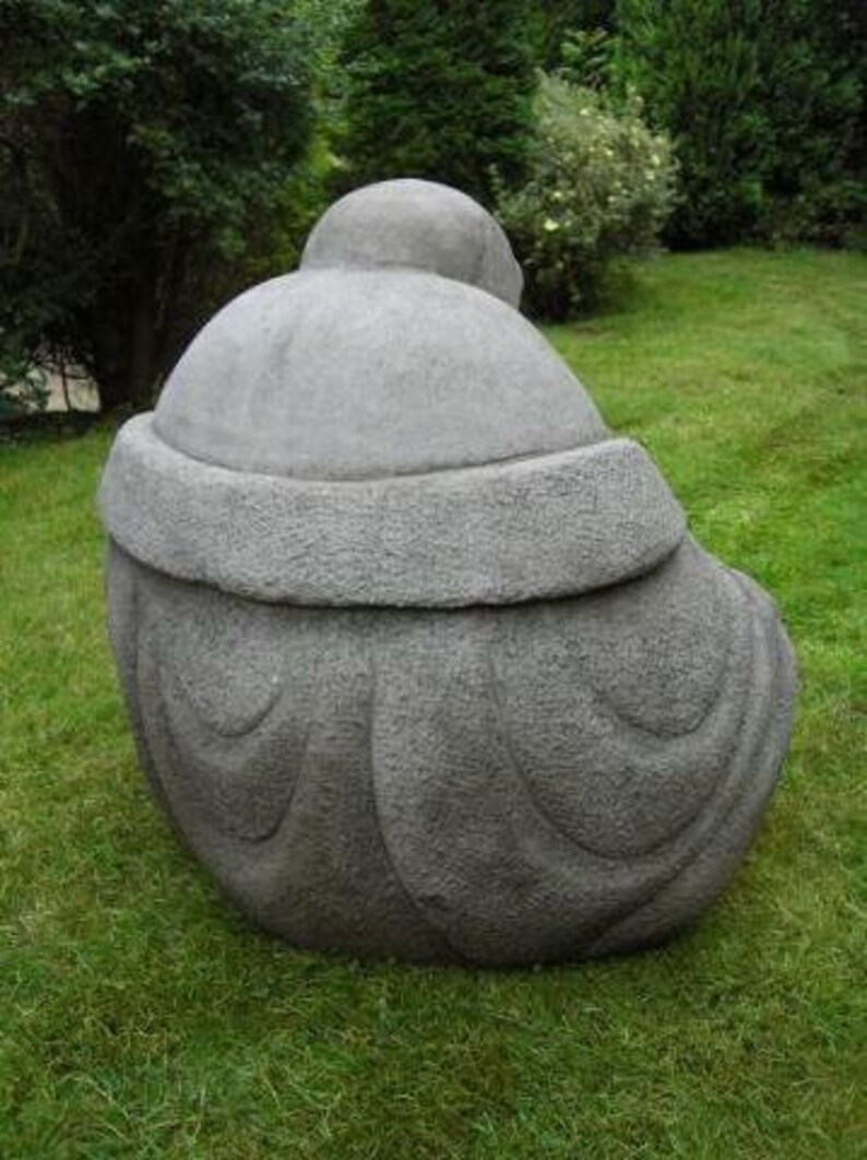 Discount Garden Statues Large Stone Cast Laughing Fat Buddha Etsy UK
