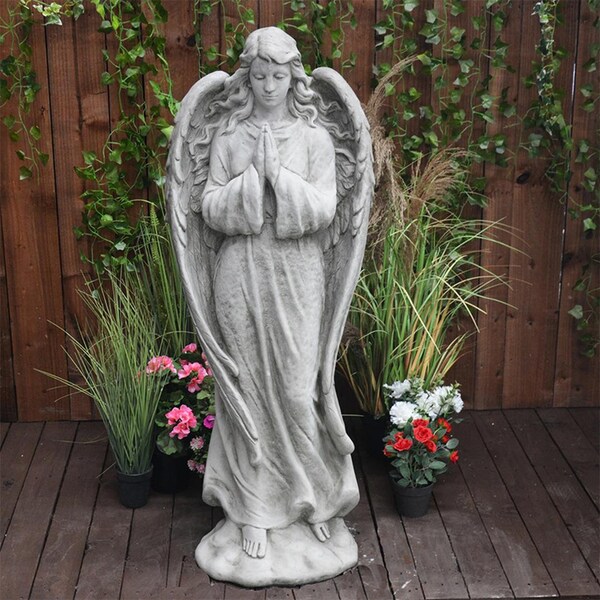 Large Garden Angel Statues Etsy UK