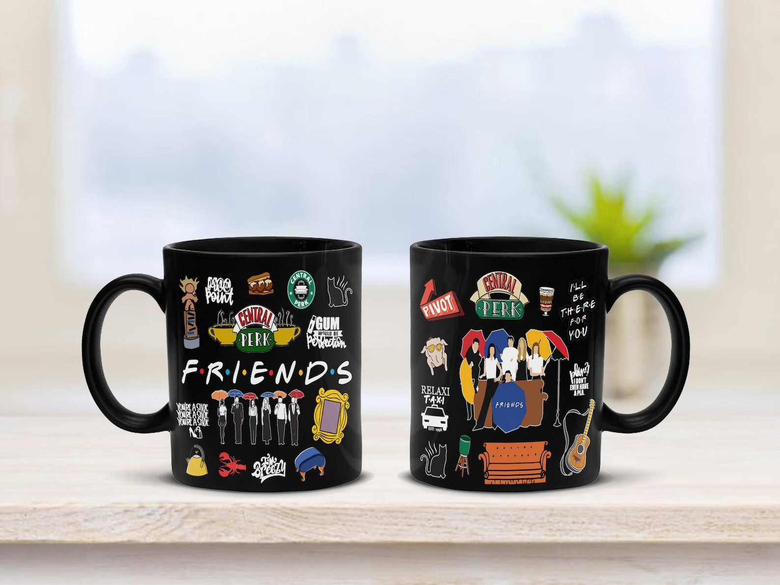 Friends Themed Coffee Mug Friends TV Series Fan Gifts Etsy