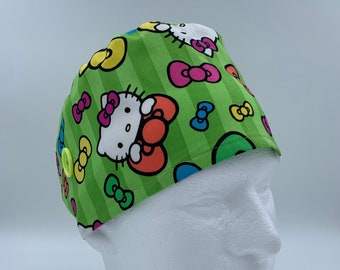 hello kitty scrub cap