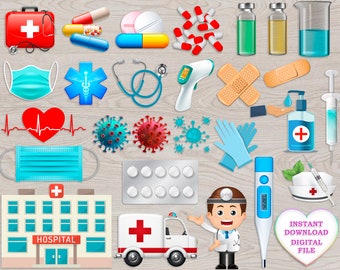 Medical Clipart Etsy