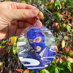Smoky TF2 Spy Acrylic Charm