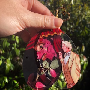 Good Omens Aziracrow Dried Flower Charm