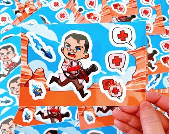 TF2 Medic Stickersheet