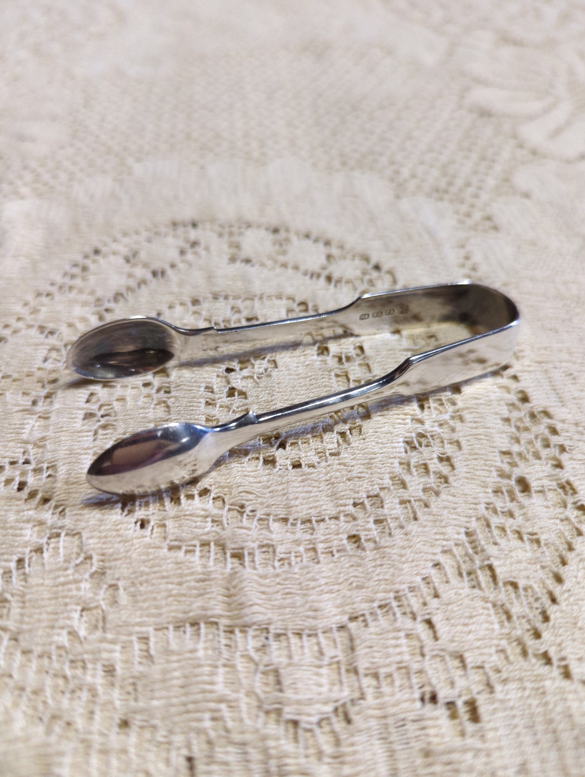 Vintage Silver Ware Sugar Tongs