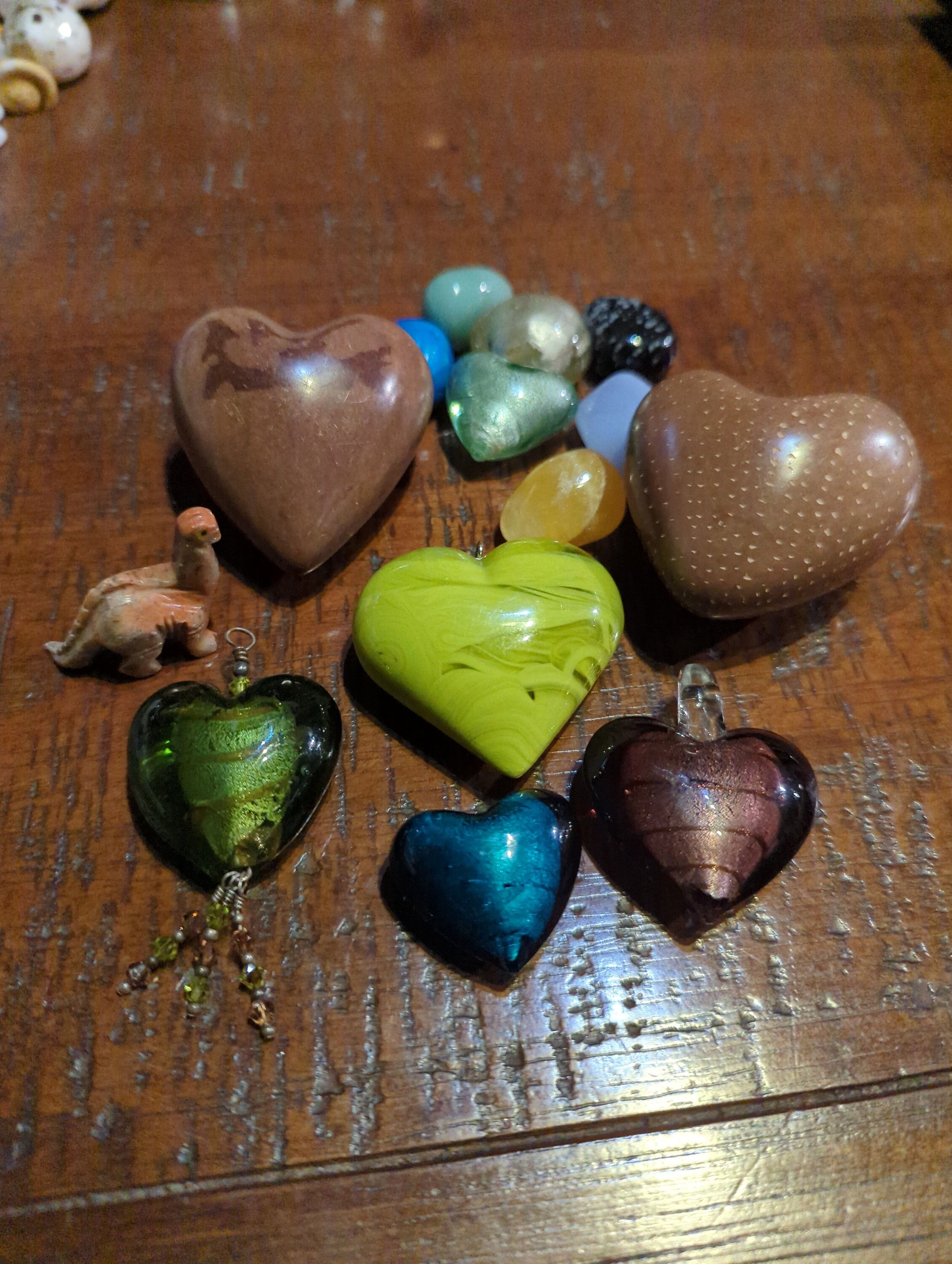 美しいクリスタルとガラスのハートのセレクション - Etsy 日本